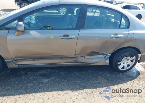 2008 Honda Civic Lx из США, поврежденный, VIN 1HGFA16558L034012